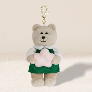 Starbucks Bearista Limited Edition 2026 Cherry Blossom Plush Keychain